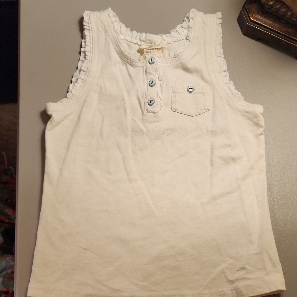 Matilda Jane Cream Sleeveless Kids Tank Top